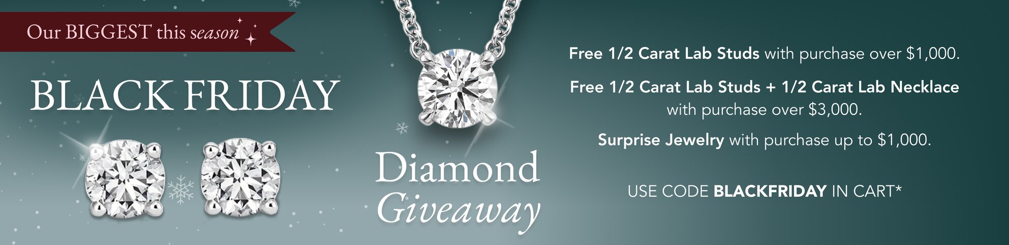 Black Friday Diamond Giveaway