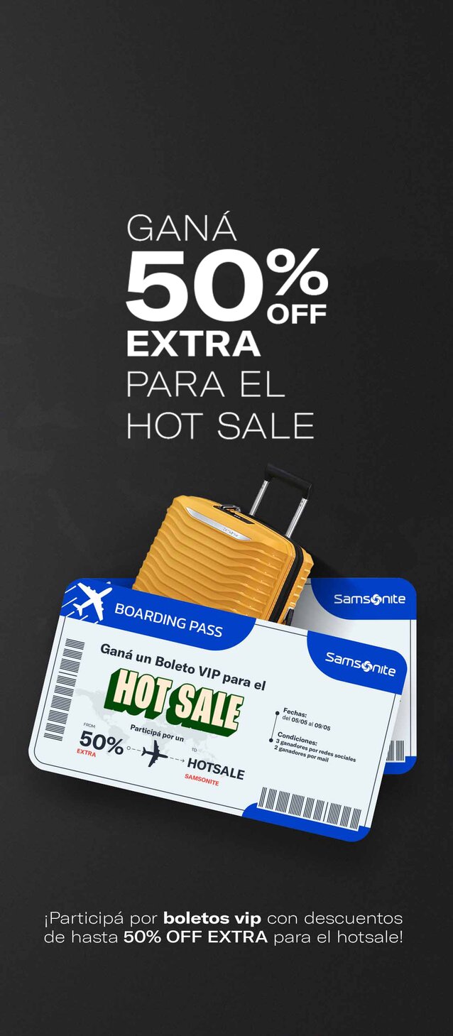 Sorteo VIP Hot Sale Samsonite