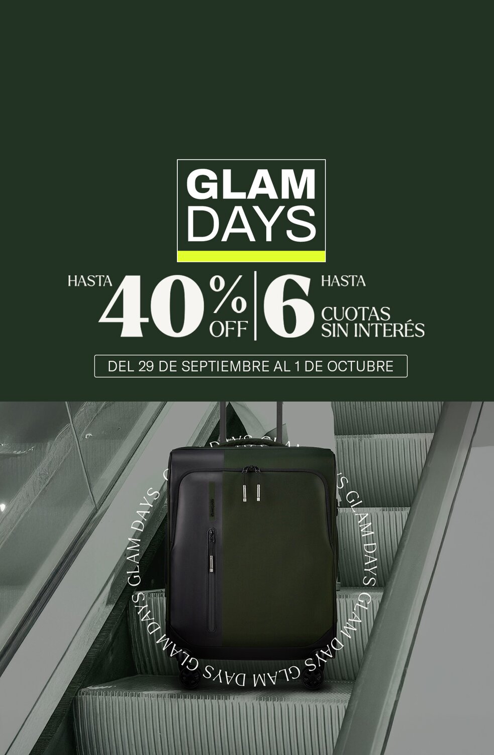 GLAM DAYS SAMSONITE VALIJA BIZ2GO