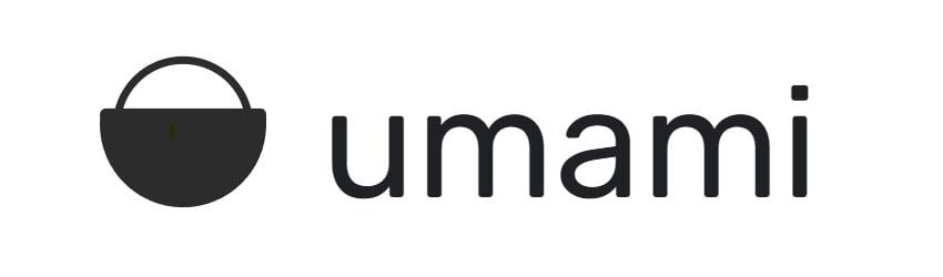 Umami logo consisting of a minimalist icon of a rounded cooking pot with a handle, positioned to the left of the brand name "umami" in a bold, dark, sans-serif font.