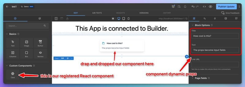 a screenshot showing Builder's visual editor.