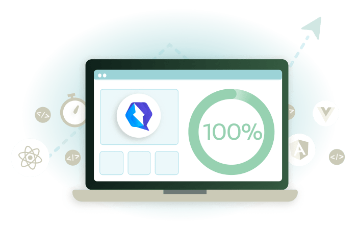 Qwik lets you score 100 on pagespeed insights