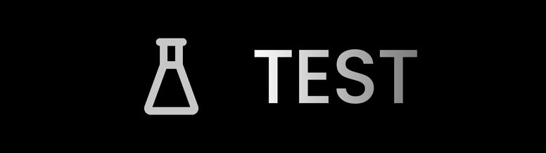 “Test” icon.