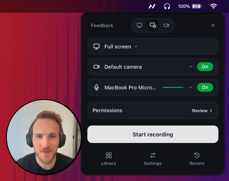 Clips template screenshot