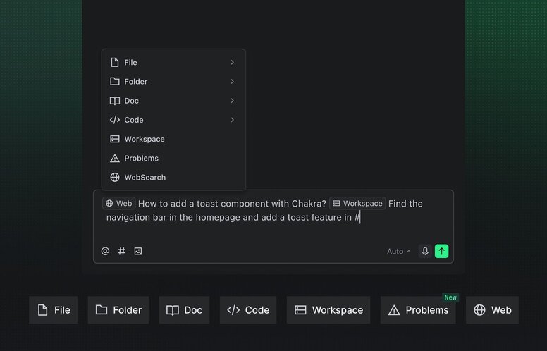 Trae’s chat interface.