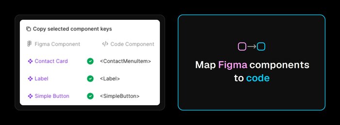 The Builder Figma plugin with the Design System tab open and the area where you map components.