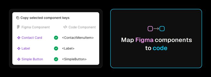 The Builder Figma plugin with the Design System tab open and the area where you map components.