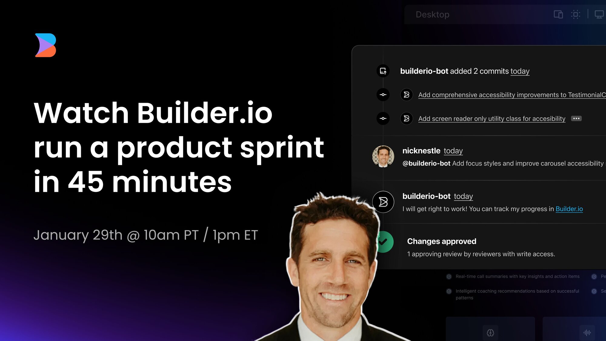 Watch Builder.io run a product sprint in 45 minutes