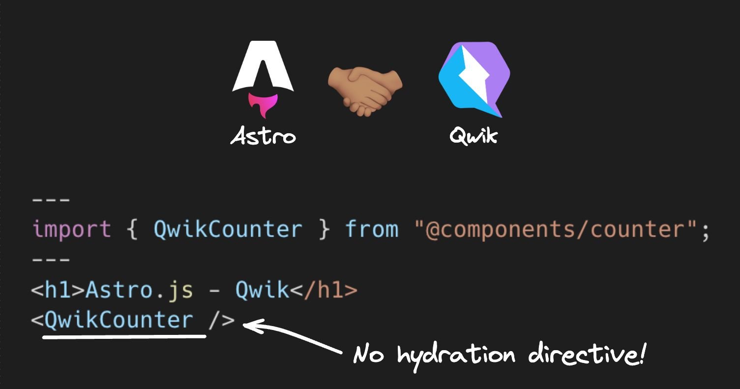 Astro + Qwik: Houston, we have Resumability!