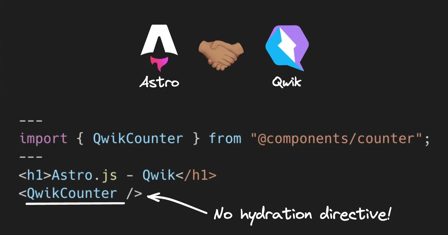 Astro + Qwik: Houston, we have Resumability!