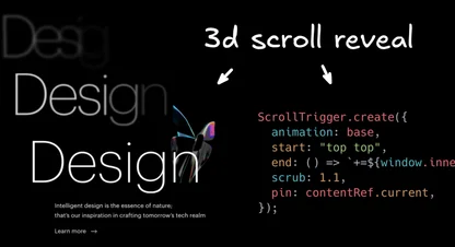Build a buttery scroll reveal like WAC with GSAP