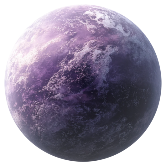 Purple planet midground layer
