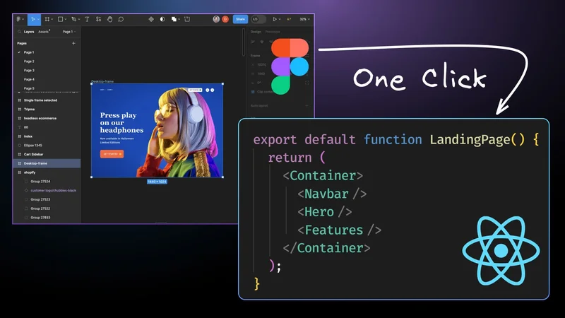 Figma to React: Convert designs to clean React code