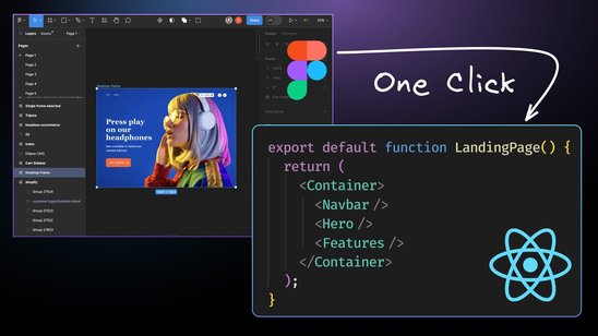 Figma to React: Convert designs to clean React code in a click