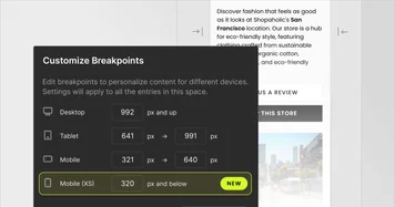 Add another breakpoint