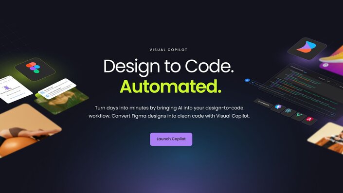 Builder.io's Visual Copilot homepage