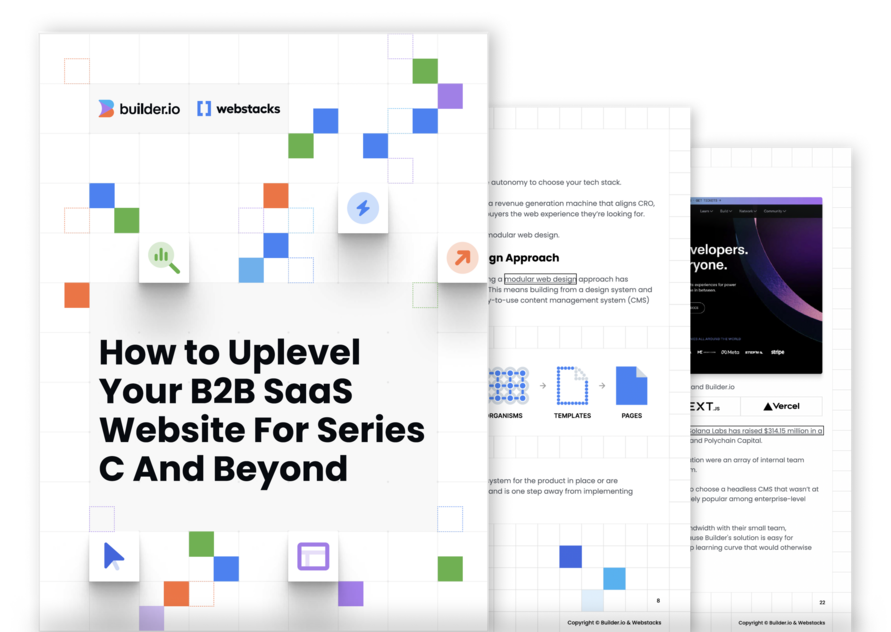 B2B SaaS Website ebook
