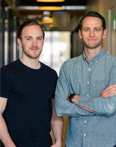Builder.io founders Steve Sewell and Brent Locks
