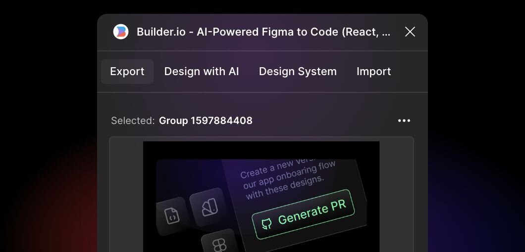 What's next link for "Builder Figma Plugin" doc.