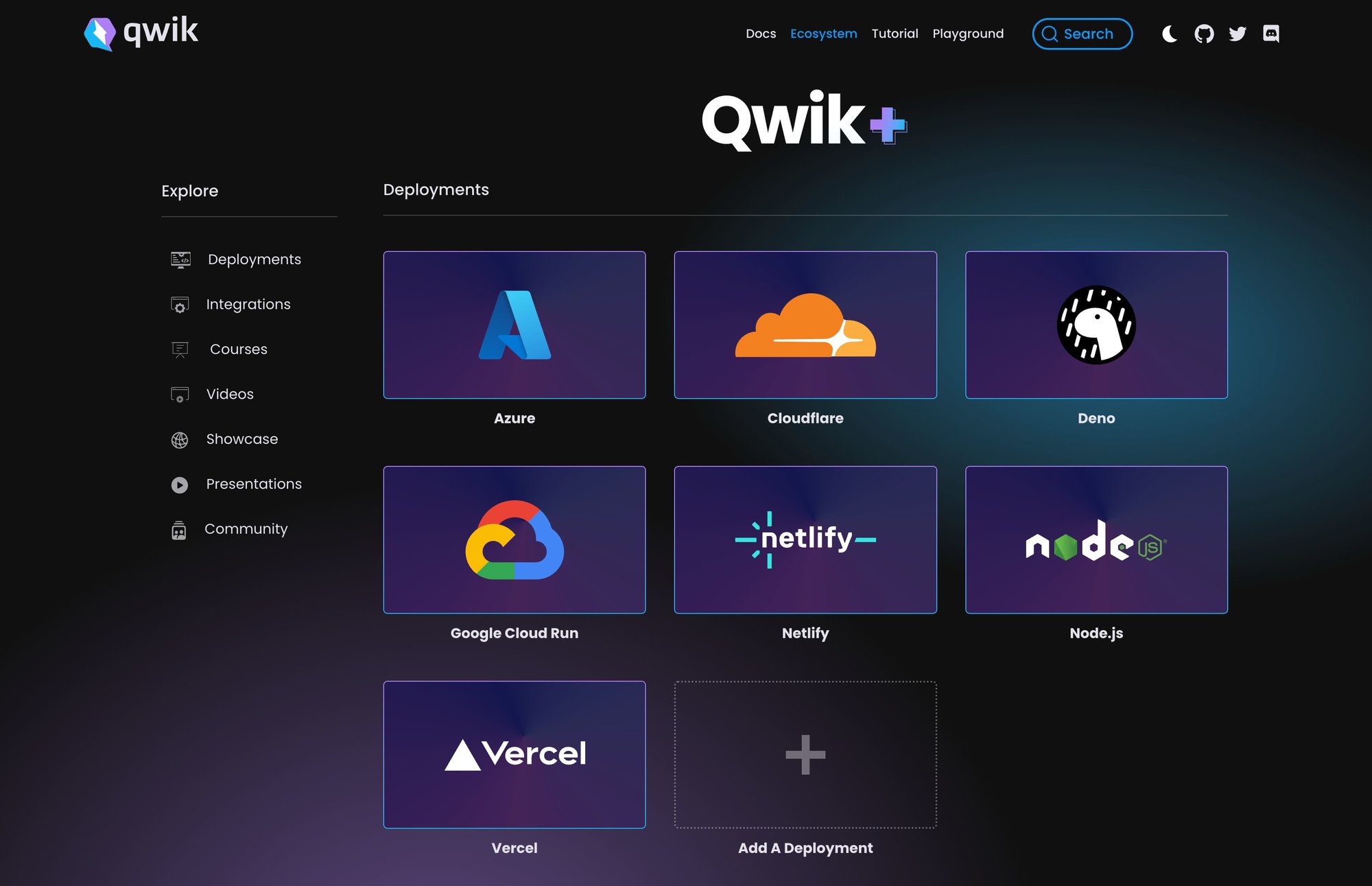 Qwik Open Source Ecosystem