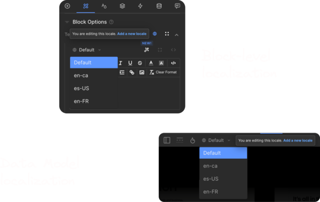 Localize Components