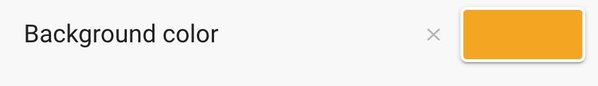 Color that's been selected from a color picker..