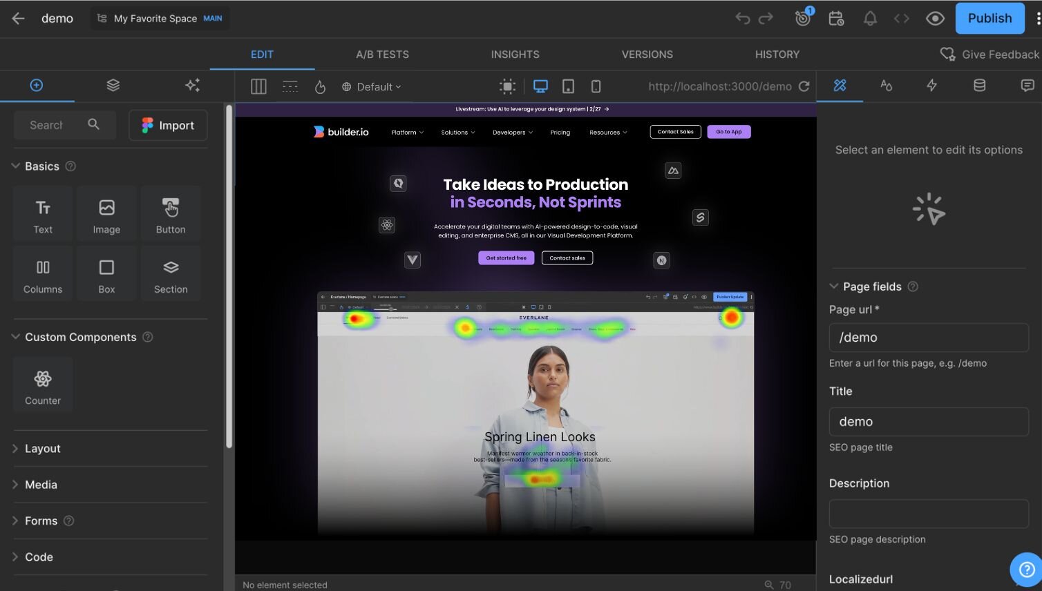 What's next link for "Builder Code Mode Overview" doc.