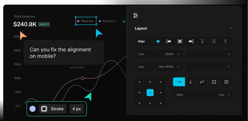 Pull request and live preview sharing
