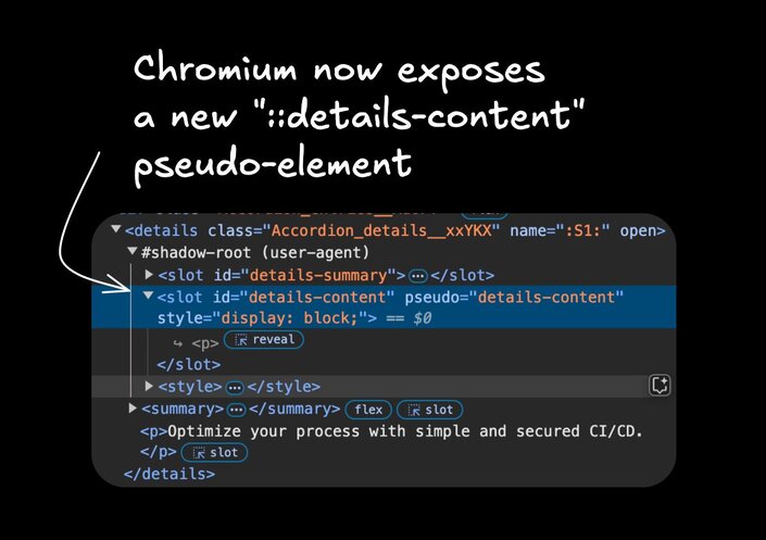 A preview of the Chromuim "details-content" pseudo-element, located in a "slot" element.