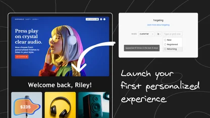 How to Ship Your First Personalized Web Experience