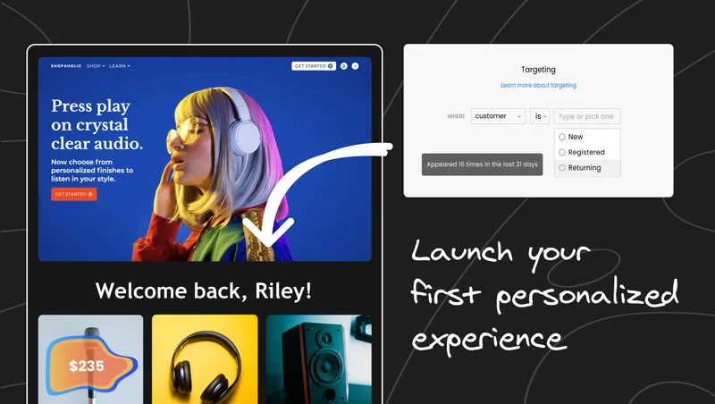 How to Ship Your First Personalized Web Experience