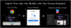 Diagram of Web plugin workflow. The title is "Import from Web into Builder with the Chrome Extension". There's a picture of a a live website, Builder.io, with the Chrome logo logo, a plus sign, then a screenshot of the Builder Chrome Extension, an equal sign, and then a picture of that Page in Builder with the accompanying words "Your Live Site plus Chrome extension" equals "Responsive Builder Content:.