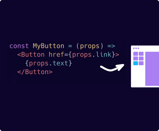 Image of a section of a page standing out from other sections. This represents a custom component.