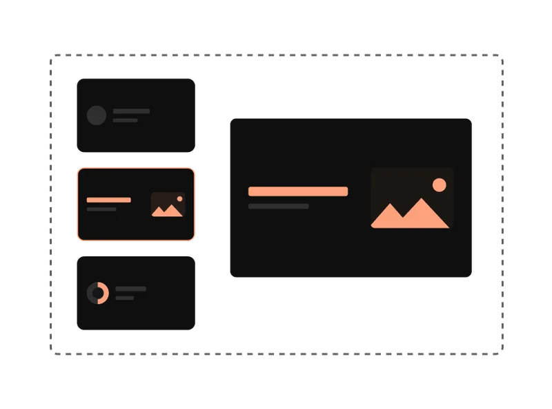 Slides app with slide thumbnails and an active slide