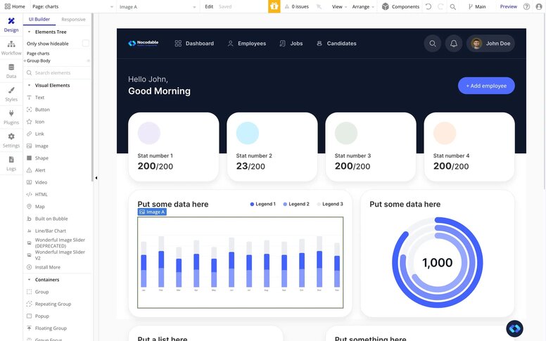 Bubble’s branding.