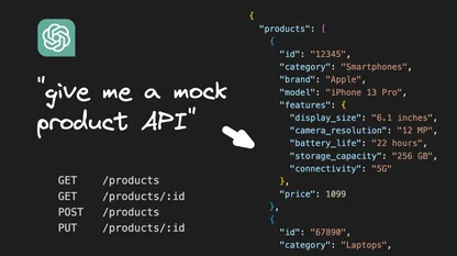 Rapid Mock API creation with ChatGPT and json-server