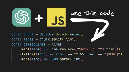 Stream OpenAI Chat Completions in JavaScript