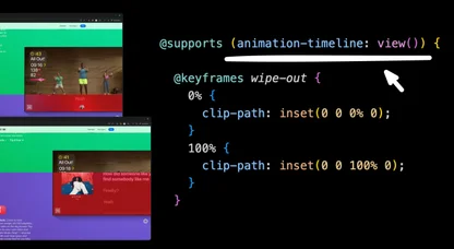 Create Apple-style scroll animations with CSS view-timeline