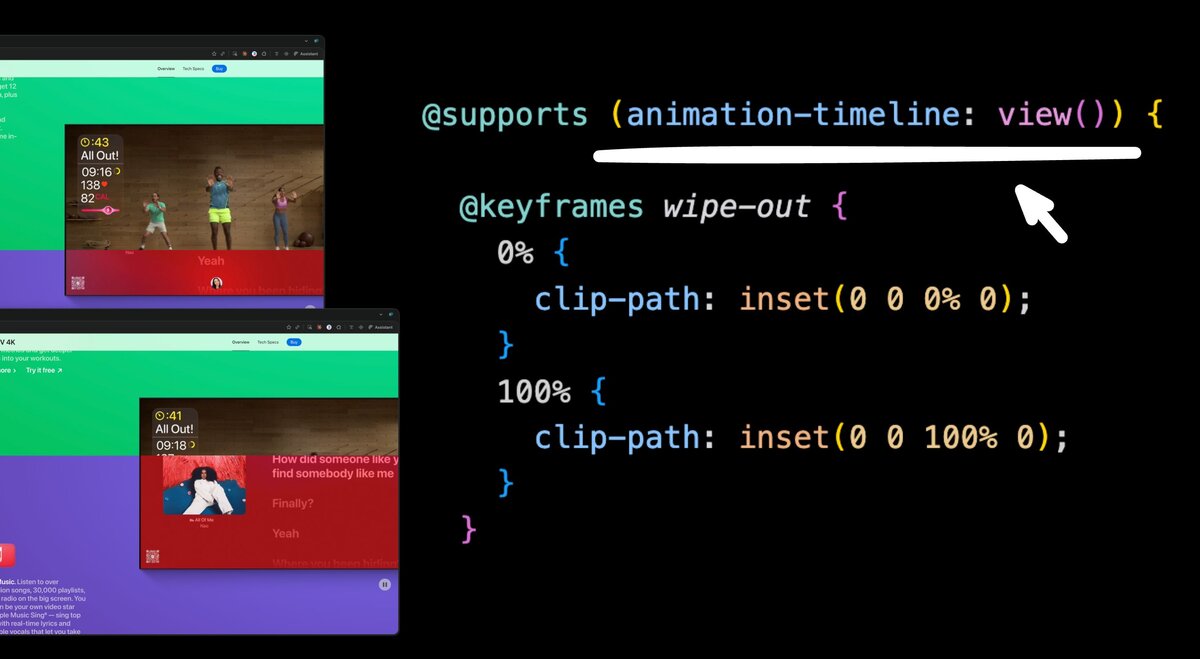 Create Apple-style scroll animations with CSS view-timeline