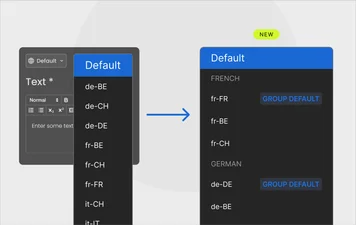 Locale Grouping
