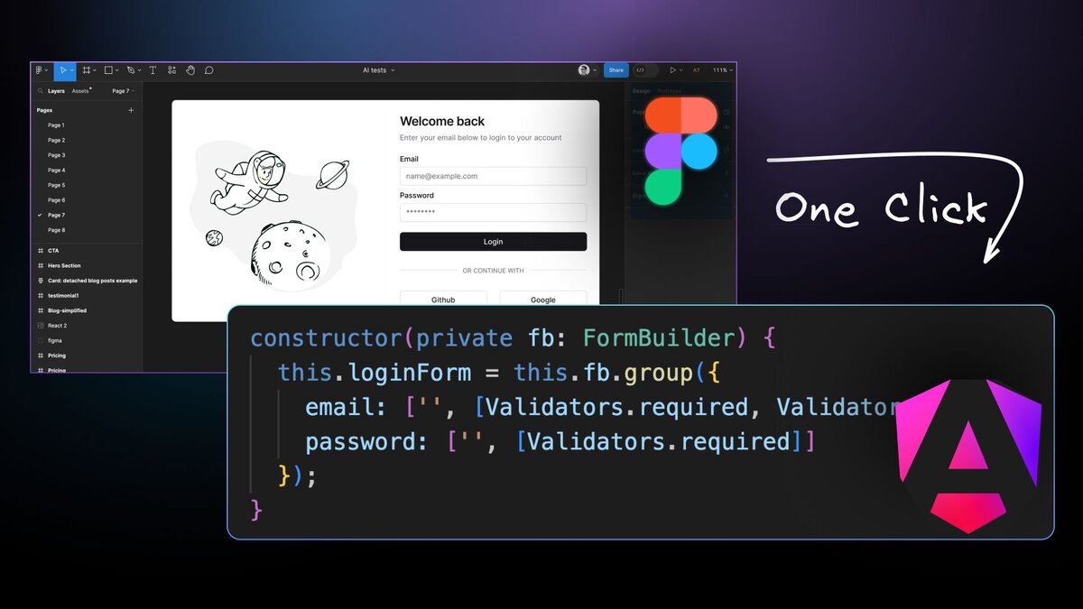 Figma to Angular: Convert Designs to Clean Angular Code in a Click