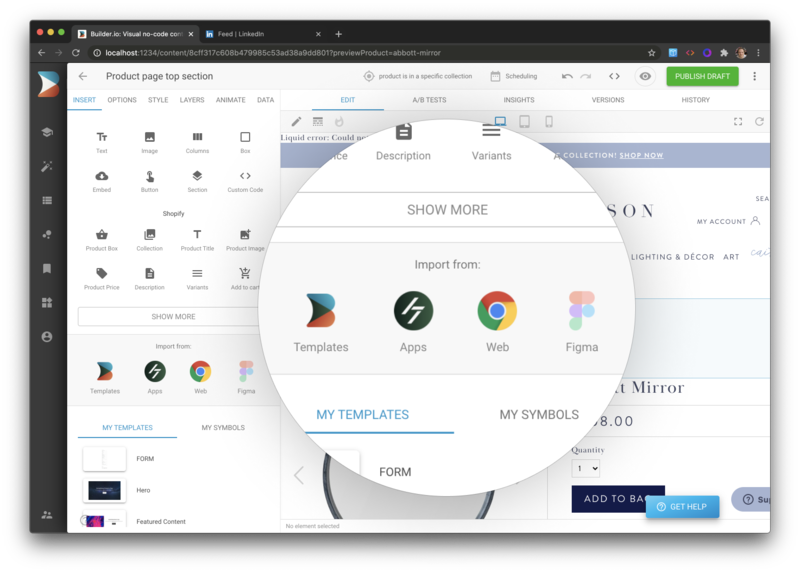 Import content to your Shopify store from anywhere on the web