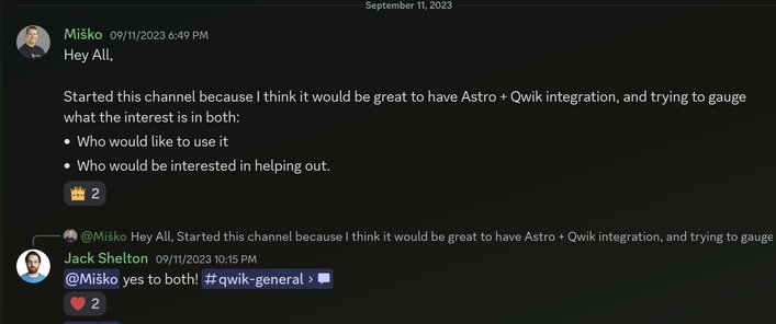 A screenshot of a Discord chat between Misko and Jack.
