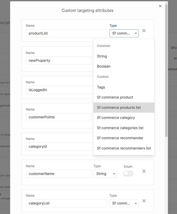 Custom targeting attributes