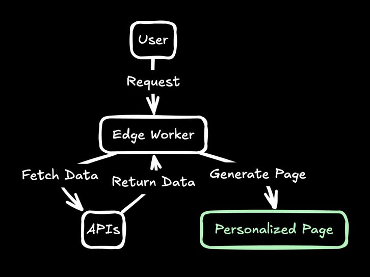 Diagram of edge rendering flow