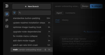 Real-time agents sidebar
