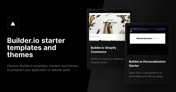 Builder.io starter templates and themes