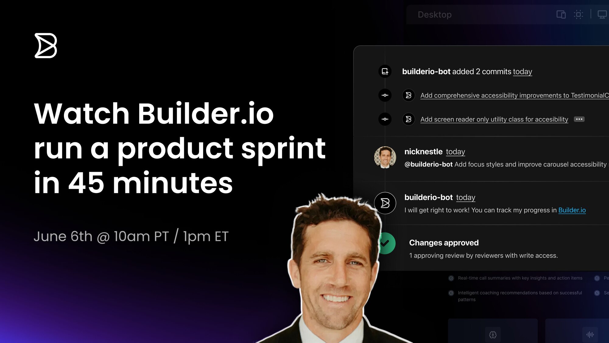 Watch Builder.io run a product sprint in 45 minutes