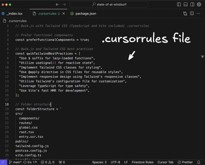 .cursorrules file