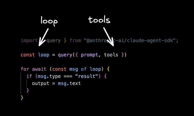 Tools and a loop with the Claude Agent SDK